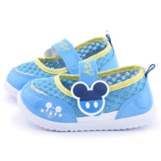 【童鞋城堡】迪士尼 中童 米奇透氣休閒鞋(454422-藍)