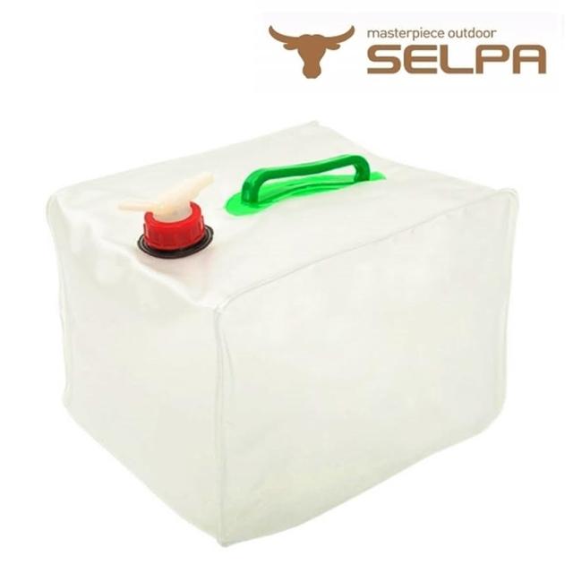 【韓國SELPA】多用途折疊水箱/20l水桶/洗車/露momo購物手機營/澆花/飲水