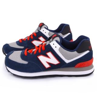 【NewBalance】男款 經典574復古運動鞋(ML574CPM-D-藍)