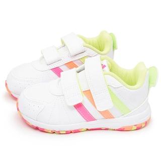 【Adidas】小童 運動跑鞋(B26396-白粉)