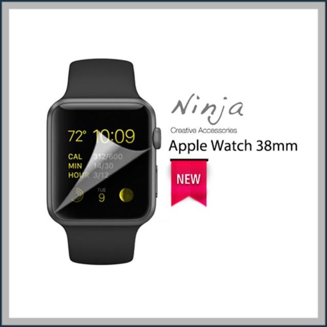 【東京御用Ninja】Apple Wamomo 抽折價券tch 38mm專用高透防刮無痕螢幕保護貼