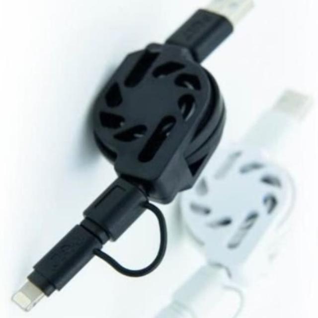 【Ainmax 艾買氏】PGL iPm0m0電視購物電話hone 多合一(Lightning及Micro USB 傳輸線)