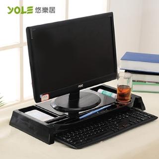 【YOLE悠樂居】螢幕增高多格收納架