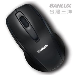 【三洋】人體工學USB有線光學鼠(黑)