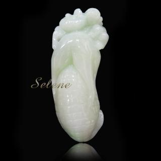 【Selene 珠寶】芙蓉地招財貔貅墜(A貨翡翠9707)