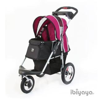 【IBIYAYA依比呀呀】充氣胎冠軍子彈推車-紫莓黑(FS801)