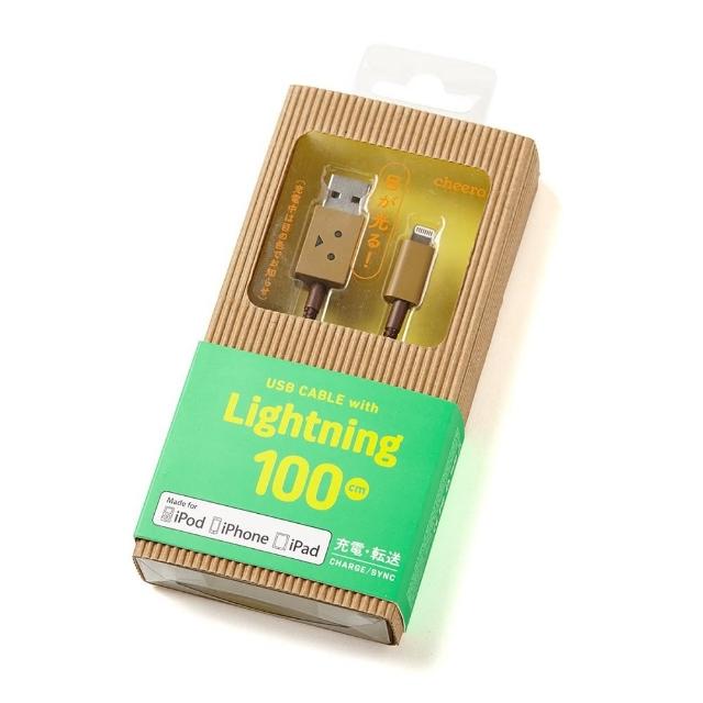 【日本cheero】蘋果認證Apple Lightning USB阿愣充電傳輸線momo電話(100公分)