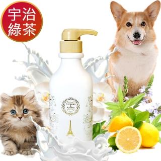 【愛戀花草】綠茶精油 ★ 護膚除臭寵物潤絲精(500MLx4瓶)