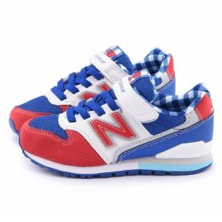 【NewBalance】中大童 避震輕量運動鞋(KV996CTY-紅藍)