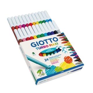 【義大利 GIOTTO】可洗式兒童安全彩色筆 - 24色(455000)