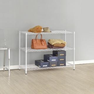 【百變金鋼】60*45*150三層烤漆鐵架(白色)