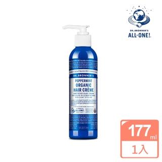 【Dr.Bronner’s 布朗博士】薄荷免沖洗護髮乳(178ml/6oz)