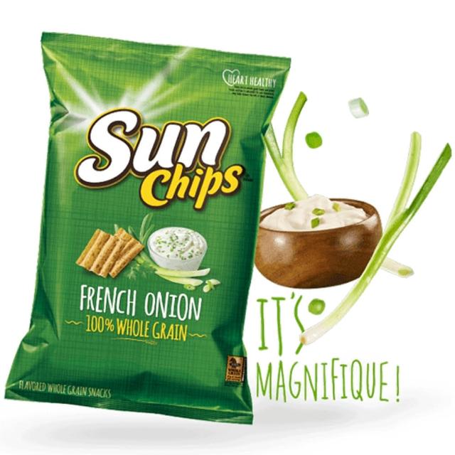 【美國SunChips】多穀類脆片-法式洋蔥(184.2momo服務專線g/包) 