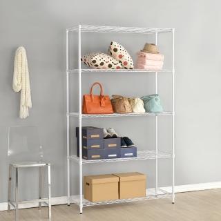 【百變金鋼】120*45*180五層架(烤漆白色)