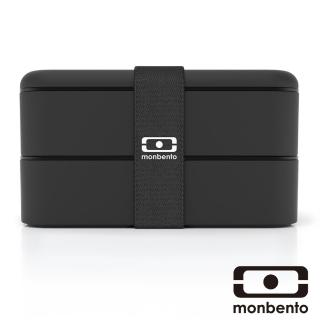 【MONBENTO】雙層餐盒-黑(MB-120002102)