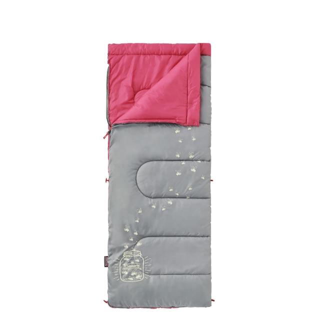 【好物分享】MOMO購物網【美國 Coleman】夜光型兒童睡袋/7度C.信封型睡袋(CM-22263 桃紅)價格momo購物台 手機