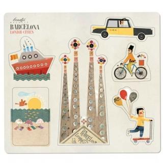 【西班牙Londji】巴塞隆納磁鐵(造型磁鐵)