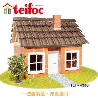 【德國teifoc】益智磚塊建築玩具-渡假小別墅(TEI4300)