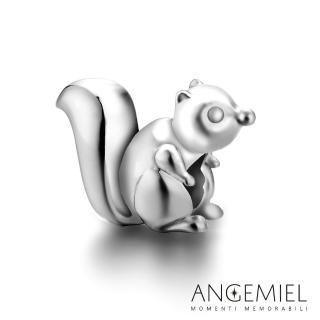 【Angemiel安婕米】925純銀串珠 花栗鼠 串珠