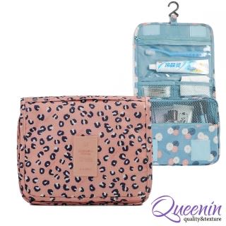 【DF Queenin】DF Queenin - 韓版人氣款新色系可掛式盥洗收納包(共3色)
