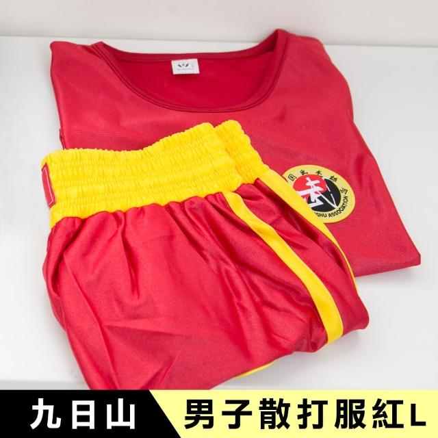 【輝武】武術用品-散打專用男子無袖競技服momo購物台網站(紅L)