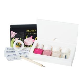 【英國ALLOYA愛若雅】無毒水性指甲油(神秘花園經典套組EC)