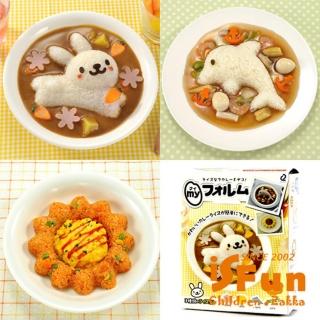【iSFun】動物模具*DIY壽司飯團餅乾4件組