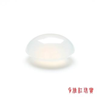 【雅紅珠寶】冰肌玉骨天然冰種白翡翠(蛋面)