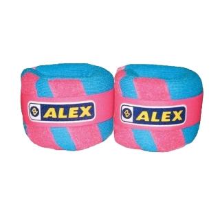 【ALEX】天鵝絨多功能加重器-1KG-重量訓練健身 有氧(粉)