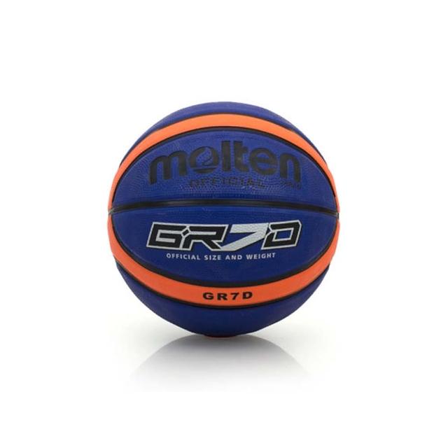 【MOLTmomo購物EN】籃球-9色-7號球 附球針(藍橘)