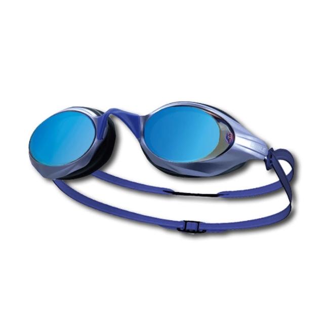 【SAmomo富邦購物型錄BLE】黑貂 成人競速型平光鏡片泳鏡-游泳 防霧 防雜光強光 3D鍍膜(紫)