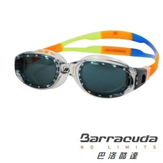 【美國巴洛酷達Barracuda】12-18歲廣角一體成形泳鏡#MANTA JR(適用7到15歲)