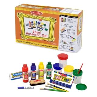 【美國 Melissa&Doug】豪華雙面畫板-29入配件組(MD4145)