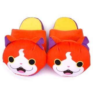 【童鞋城堡】妖怪手錶 可愛立體造型絨毛拖(YW2101-紅)