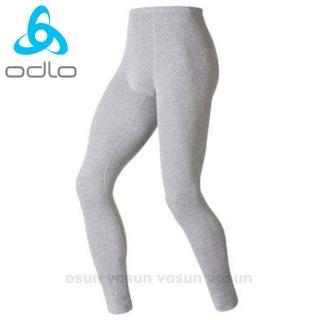 【瑞士 ODLO】warm effect 男機能型銀離子保暖長褲(深麻灰.152042)