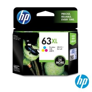 【HP】NO.63XL 原廠彩色墨水匣(F6U63AA/高容量)