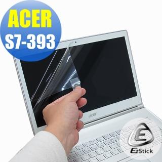 【EZstick】ACER S7-393 專用 靜電式筆電LCD液晶螢幕貼(可選鏡面防或高清霧面)