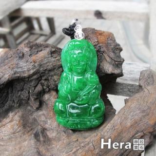【Hera】靜縊翠綠鐵龍生平安觀音項鍊