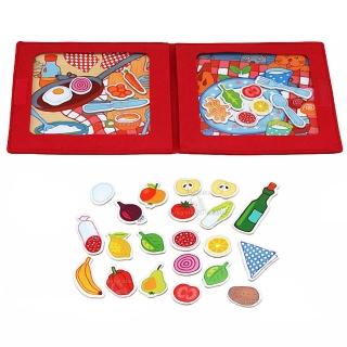 【Classic world 德國經典木玩】磁性料理書