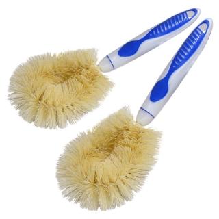 【JoyLife】天然蘆薈魔術去油鍋具刷-2入