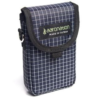 【aaronation 愛倫國度】前掀式單口袋隨身包台灣製造(AN-98713-藍白)