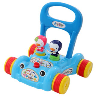 【PUKU 藍色企鵝】藍色企鵝助步車(藍色/粉色)