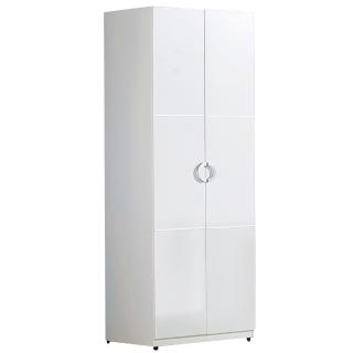 【AT HOME】凱倫2.3尺白色單抽衣櫃