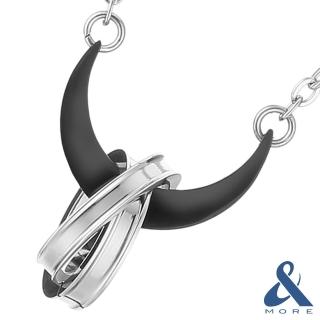 【&MORE愛迪莫鈦鍺】健康鍺項鍊-NO.32系列-愛的小惡魔(男款)