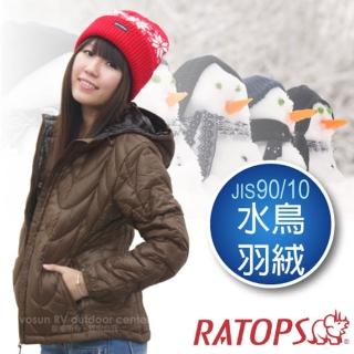 【瑞多仕-RATOPS】女20丹超輕羽絨衣.羽絨外套.保暖外套.雪衣(RAD358 咖啡色)