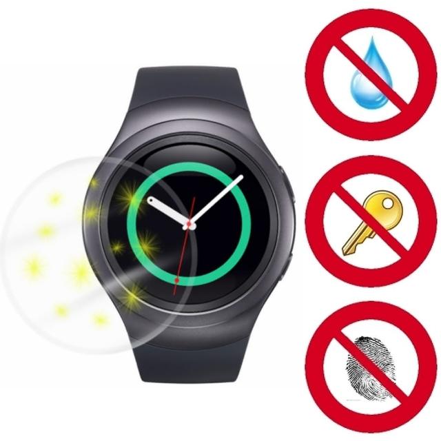 【D&A】SAMSUNG Gear S2專用日本NEW AS玻璃momo 購物 momo 購物奈米5H 螢幕保護貼(超值2入)