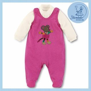 【STERNTALER】德國品牌 桃色連身兔裝(梅布爾鼠)