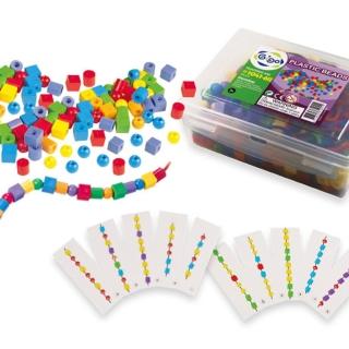 【智高 GIGO】小珠子-含6條繩子 #1041-6R