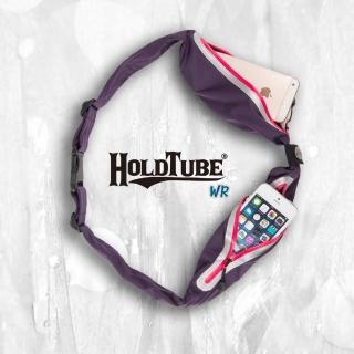 【HOLDTUBE】防水雙口袋(紫粉)