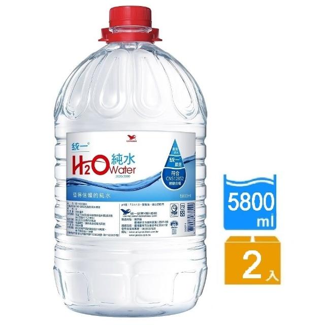 【H2O】water純水5800mlxmomo商城2入/箱(值得信賴的純水) 